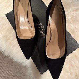 J.Crew Dulci Suede Kitten Heels.